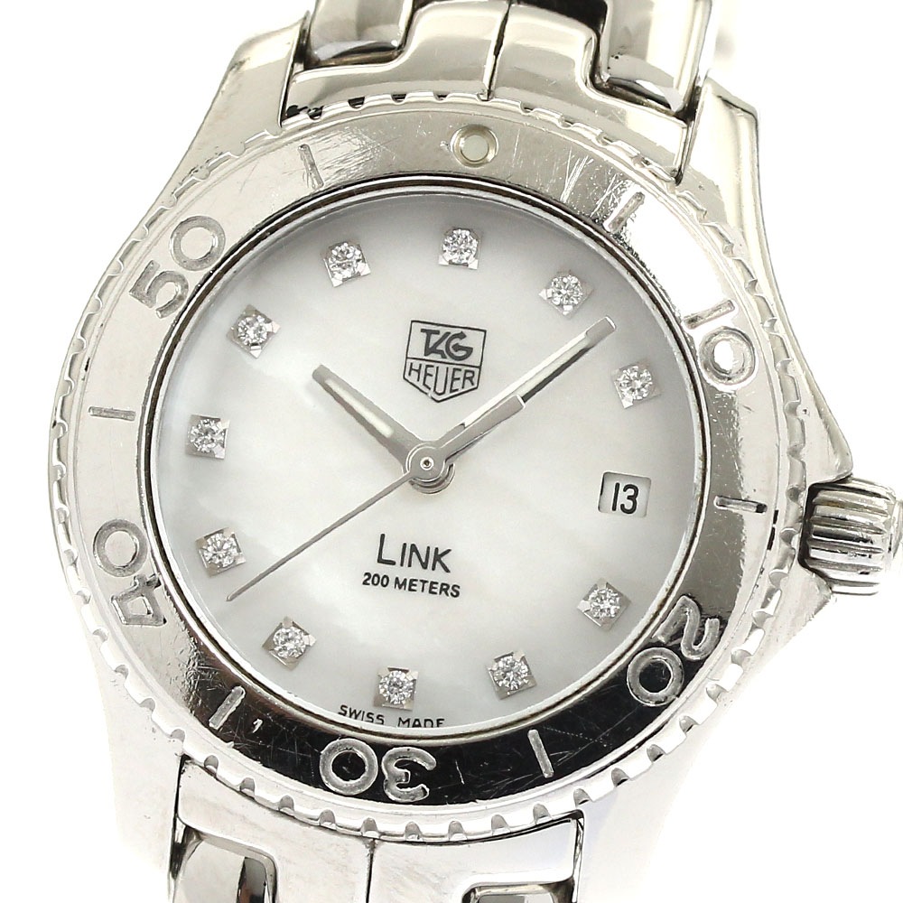 タグホイヤー TAG HEUER WJ1319-0 リンク 11Pダイヤ クォーツ レディース _884356【中古】
