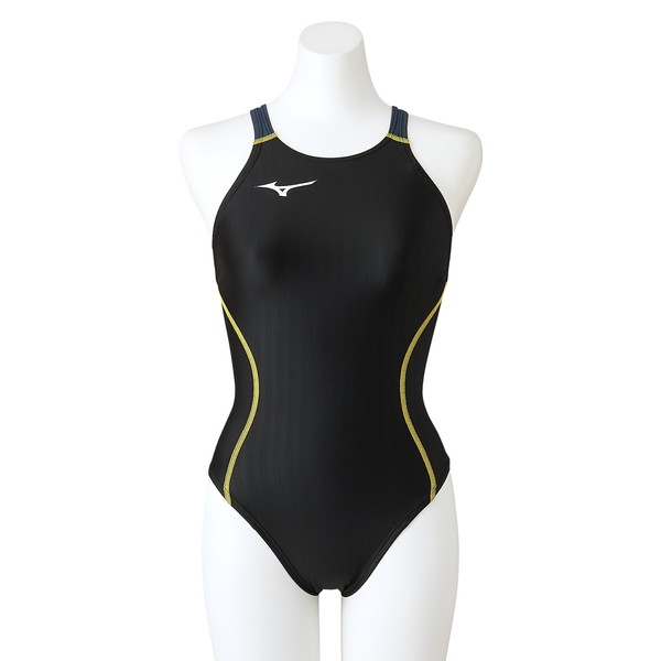 MIZUNO ミズノ 競泳用ミディアムカット レースオープンバック レディース スイム ストリームエース N2MA122498