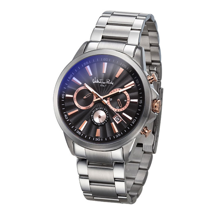 VR213166B-BKWT mens metal watch