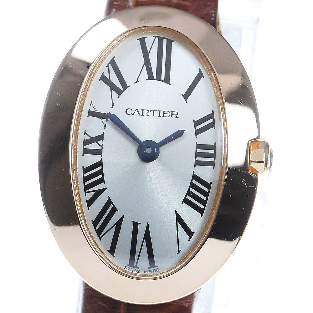カルティエ CARTIER W8000017 ミニベニュワール K18PG クォーツ レディース _834903【中古】