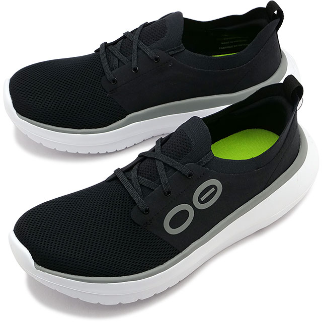 リカバリーシューズ メンズ ウーマイ ストライド [2000930004251] Men s OOmy Stride 靴 スニーカー 疲労回復 アフタースポーツ White/Black 正規取扱店