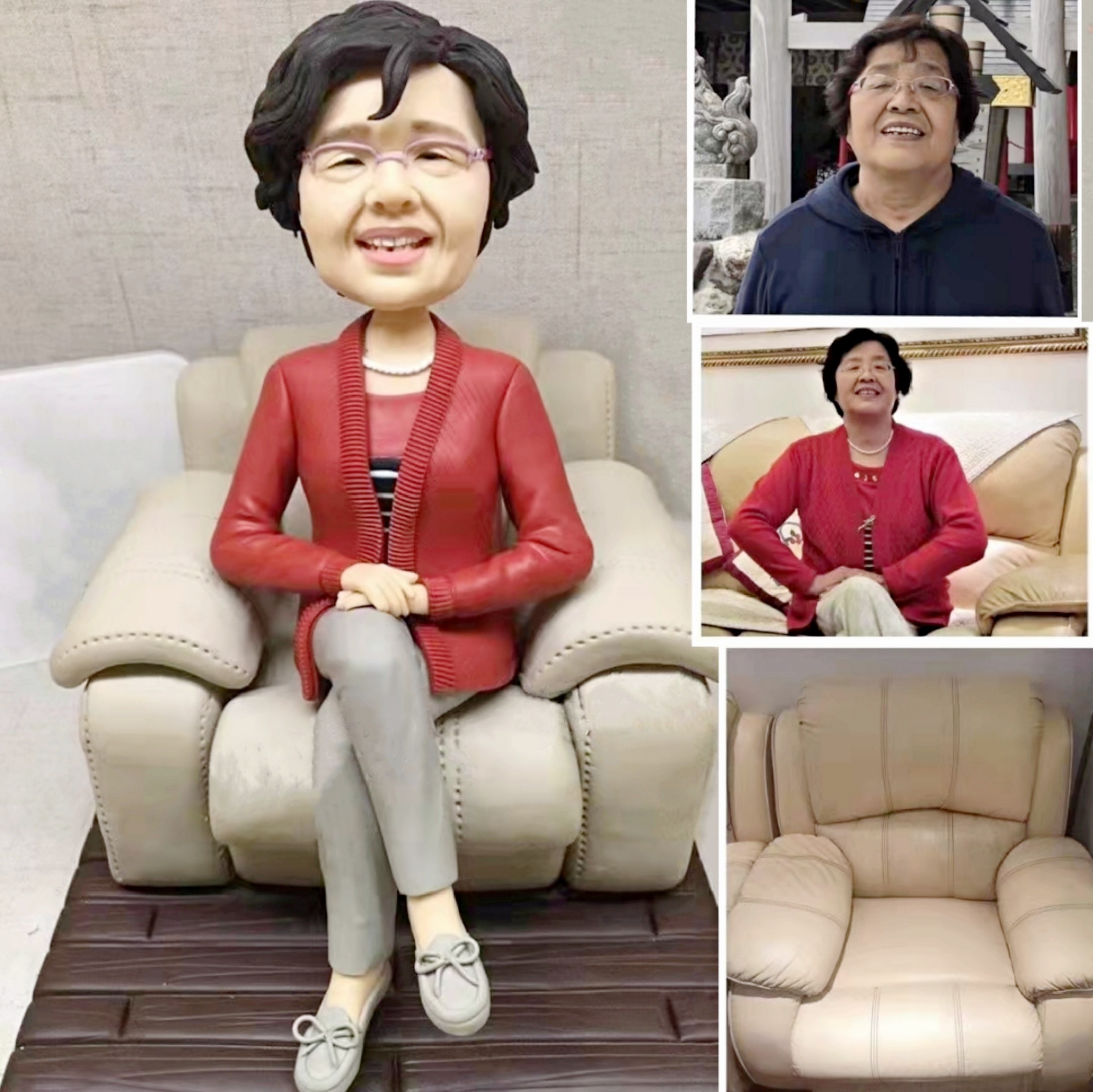 【オーダーメイド】3D肖像画 似顔絵 人形 フィギュア 彼氏 彼女 誕生日 ケーキトッパー 記念日 カップル 友達 プレゼント