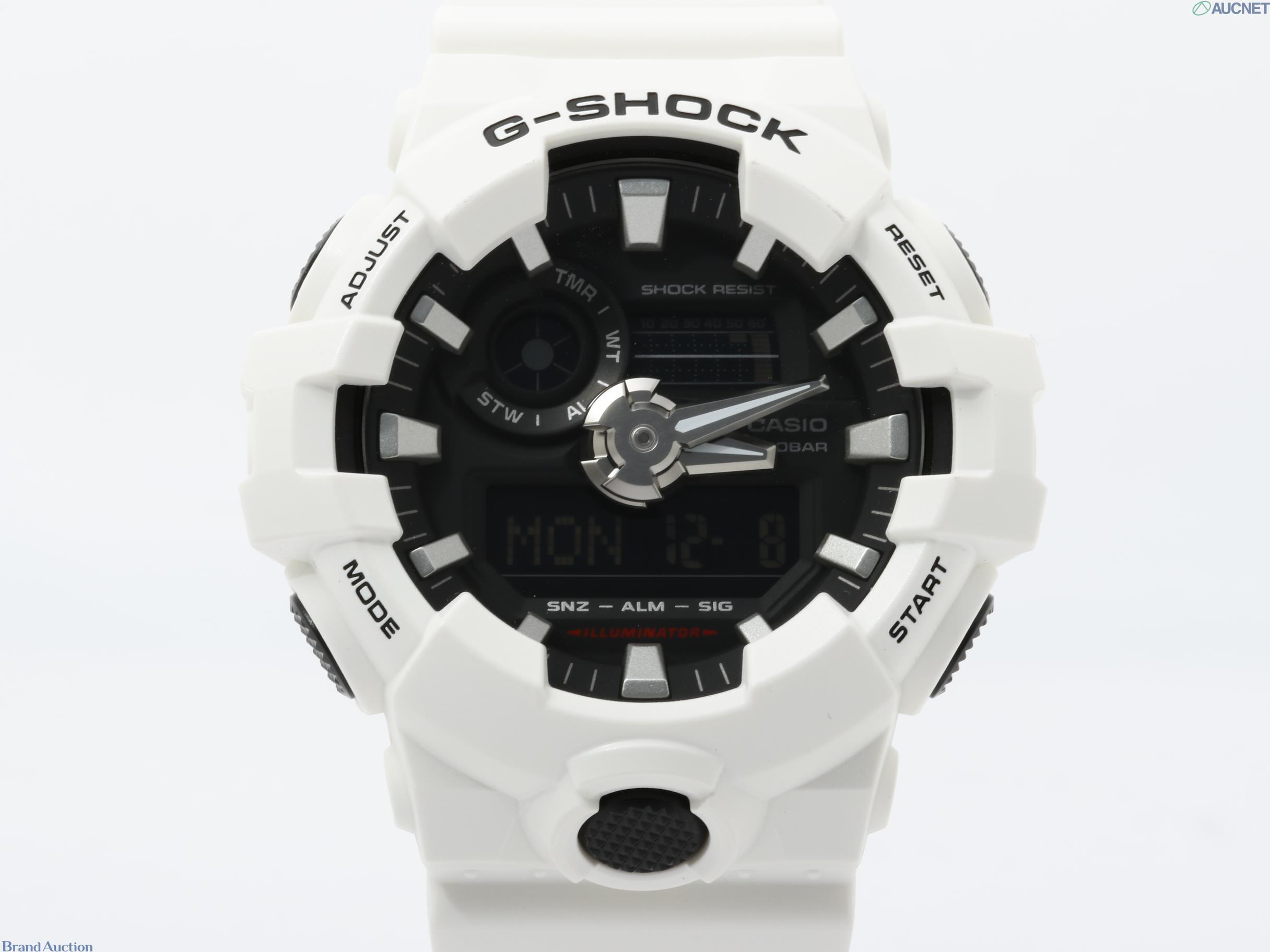 時計 G-SHOCK ANALOG-DIGITAL GA-700 SERIES 樹脂 GA-700-7AJF アナデジ ブラック ホワイト メンズ時計 メンズウォッチ 高級【本物保証】 9,750円