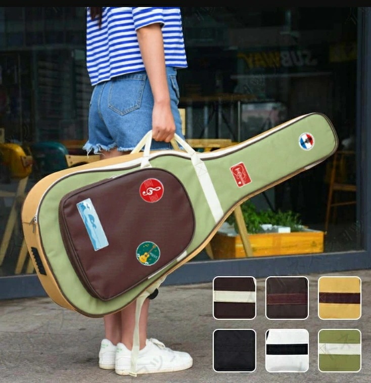 【高評価4.75】新生活 ギフト アコースティックギター　ケース　柄系　刺繍　ファッション　おしゃれ　可愛い　学生 防水　ギグバッグ　リュック型　手提げ 楽器　アクセサリー　ギターバッグ　クラシック 6,078円