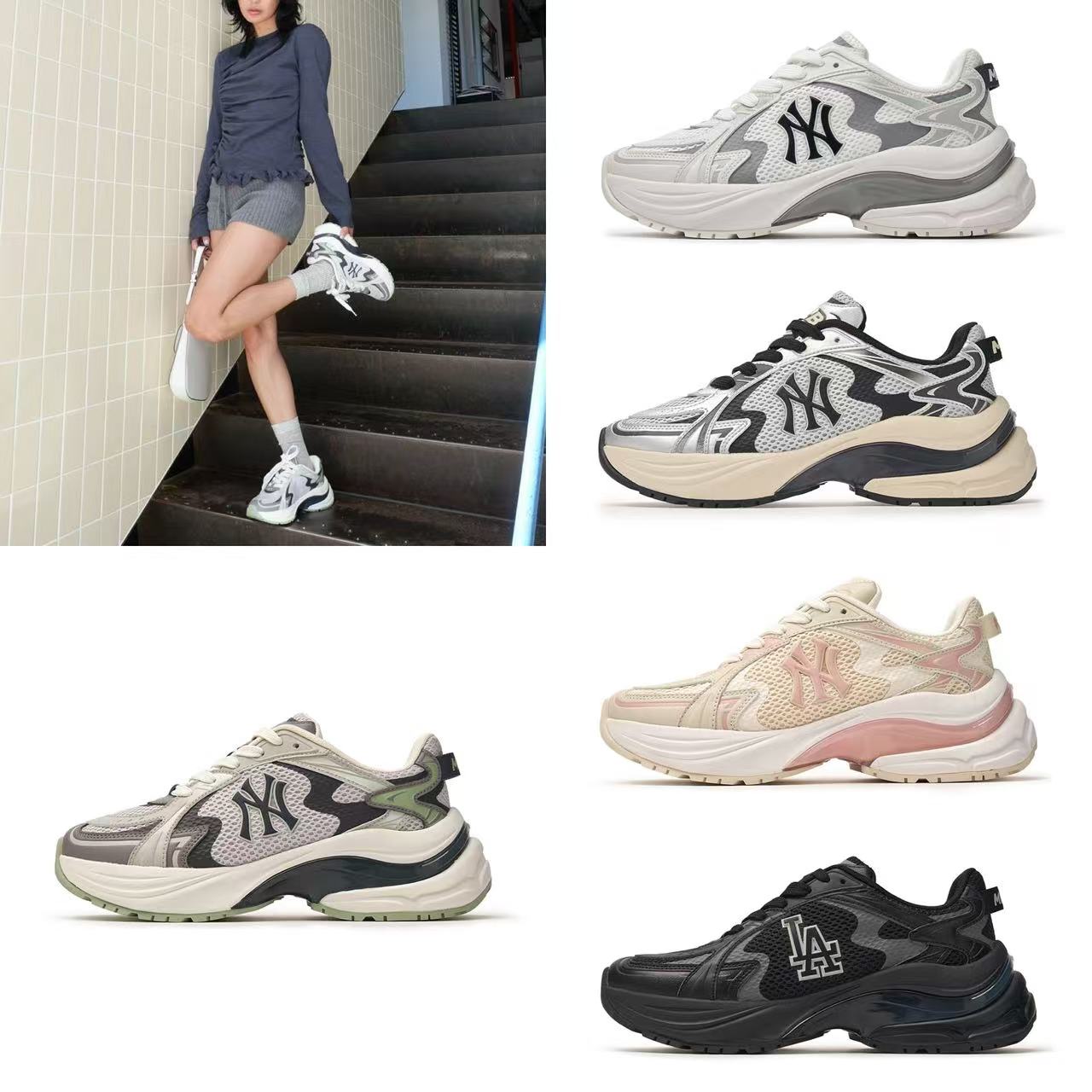 カーブランナー NY (White/Grey/Silver/Cream)/ LA (Black)