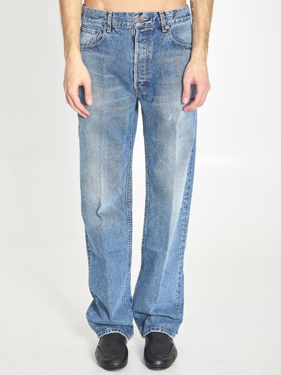 CELINE Men Denim Pants RP0DI930F BLUE