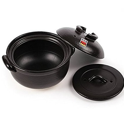 ふっくらごはん鍋 2合炊き ご飯鍋 二重蓋 萬古焼 土鍋 直火対応 6,120円