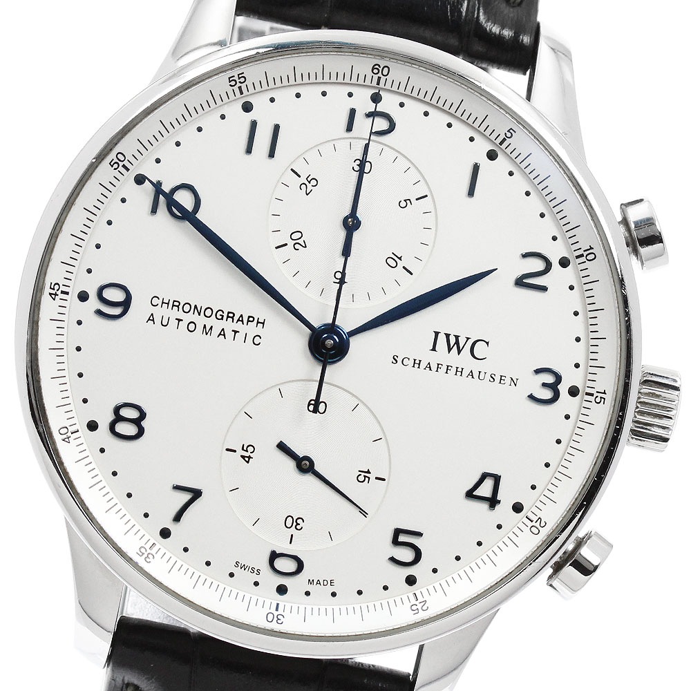 IWC IWC SCHAFFHAUSEN IW371417 ポルトギーゼ クロノグラフ 自動巻き メンズ 保証書付き_951406【中古】