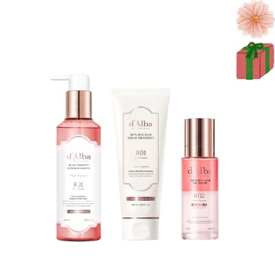 ヴィーガン ヘア 3点セット シャンプー 275ml＋トリートメント 180ml＋オイルセラム 75ml/シャンプーセット/ケラチントリートメント/ヘアケア/ヘアオイル/ヘアエッセンス/