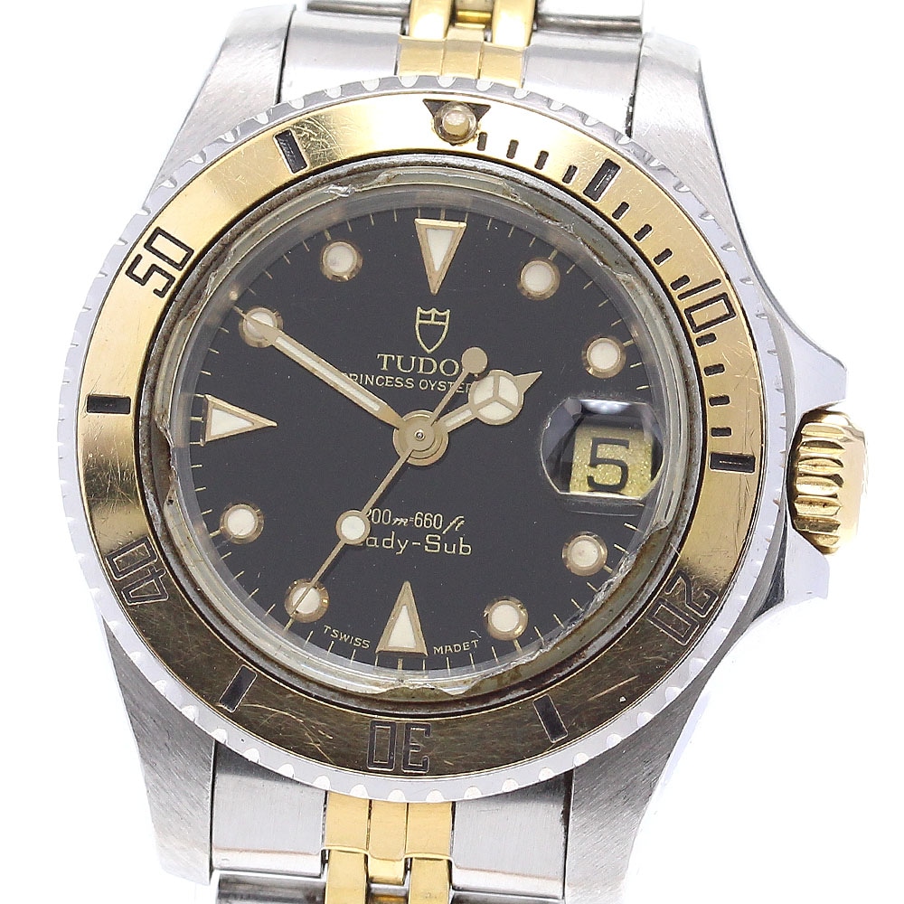 チュードル TUDOR 96093 プリンセスオイスターデイト レディサブ Cal.2671 自動巻き レディース _826097【中古】 154,200円