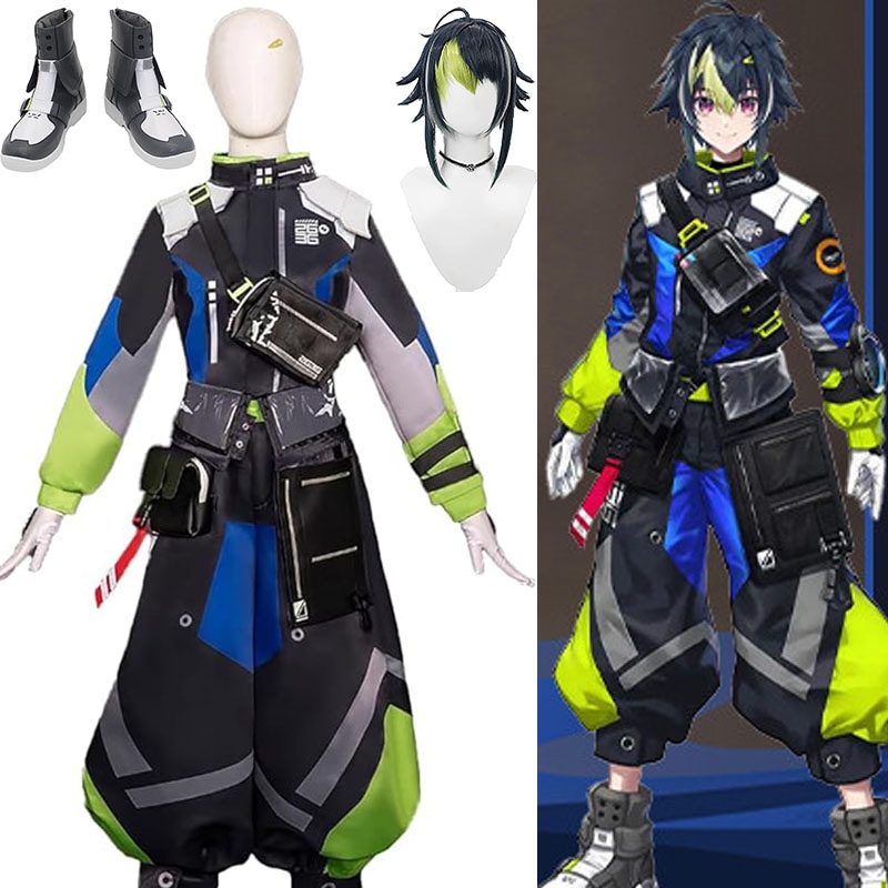 にじさんじ 髪飾り＋手袋付き 伊波ライ コスプレ 衣装 セット 新衣装 ウィッグ 靴 追加可 いなみらい コスプレ 衣装 仮装 ハロウィン 服 文学際 アニメ　イベント 学園祭 お祭り 舞台服 アニメ