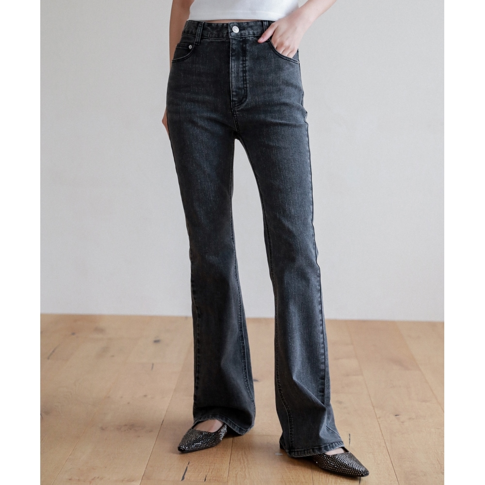 LOSSYROW ロッシー L&R ウォッシングブーツカット_グレー