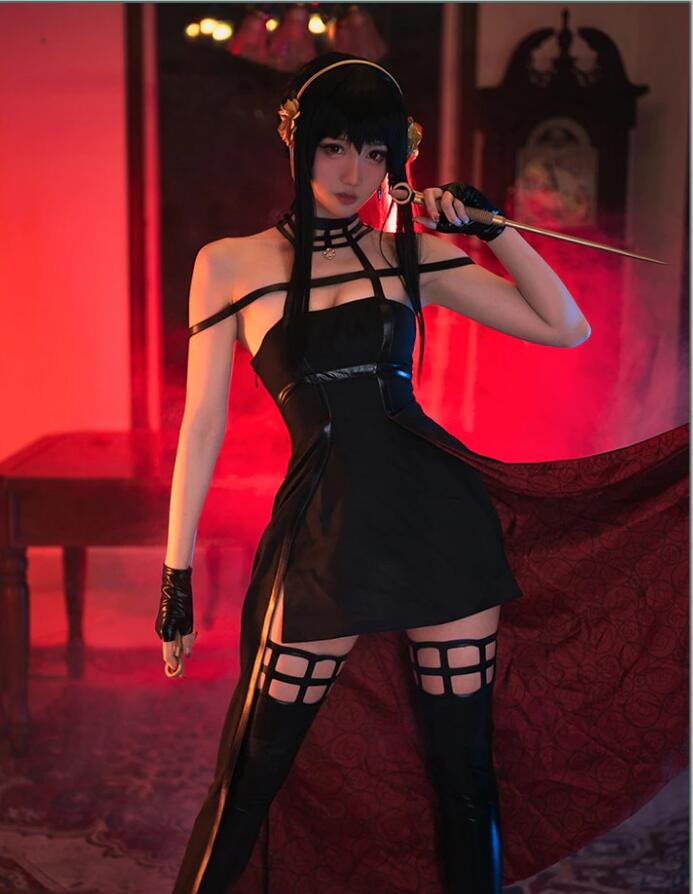 スパイファミリー ヨルフォージャー ドレス コスプレ衣装 コスム