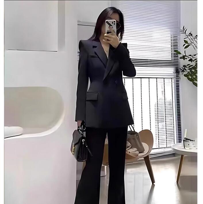 早割価格女性スーツ 長袖 ビジネススーツ 2点スーツセット レディーススーツ リクルートスーツ パンツスーツ カジュアル 七五三 フォーマル スリム ボトムス セットアップ ジャケット パンツ 入学式
