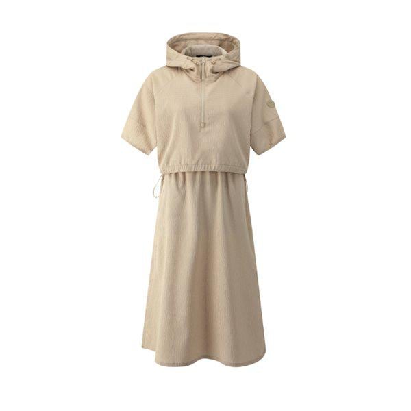 ブラックヤク 女性 シアーサッカー 半袖 ワンピース2 G/BEIGE 1BYOPMV502G8