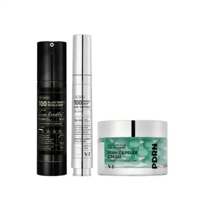 [25SS/New]ブラックトリュフ リドルショット 100 50ml+PDRN カプセルクリーム 100 50ml+PDRN リドルショット ヘアアンプル 100dL 15ml
