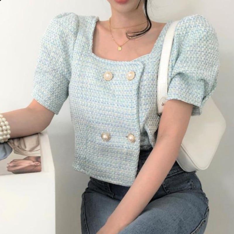 2color レディース アウター ジャケット シック 袖あり 半袖 カジュアル 大人カジュアル