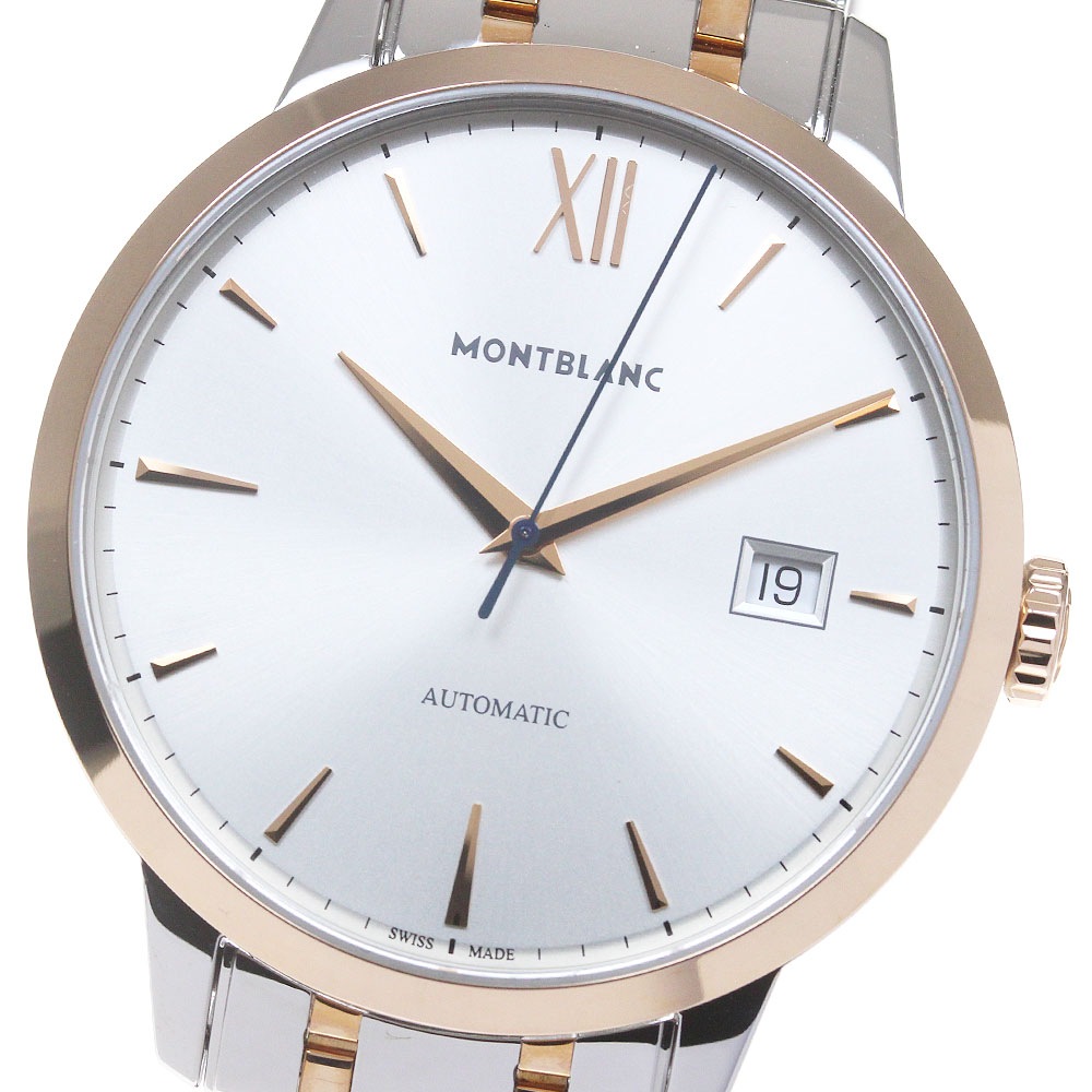 モンブラン MONTBLANC 111625 ヘリテイジ スピリット デイト 自動巻き メンズ 美品 箱・保証書付き_866951【中古】