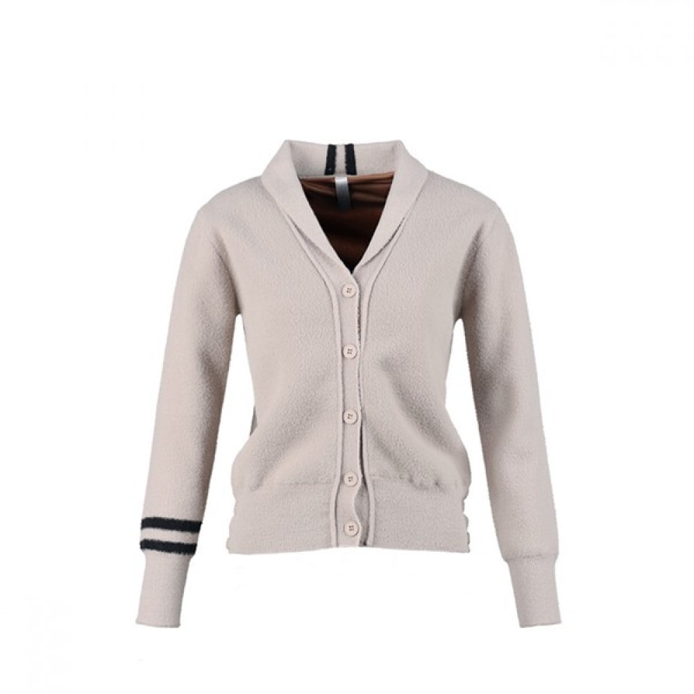 (ラックスゴルフ) ラックスゴルフ 430 ゴルフレディースショールカラー防風ニットカーディガン LB3W710W