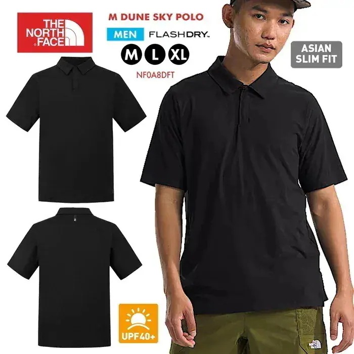 ポロシャツ メンズ シンプル 高機能 半袖 M DUNE SKY POLO NF0A8DFT 吸汗速乾 ストレッチ 防臭 抗菌 upf40+ 父の日 ギフ