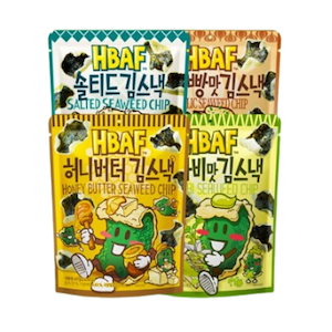 [2+2+2] 選べる のりスナック 40g 4種 / おつまみ / おやつ/ 韓国土産