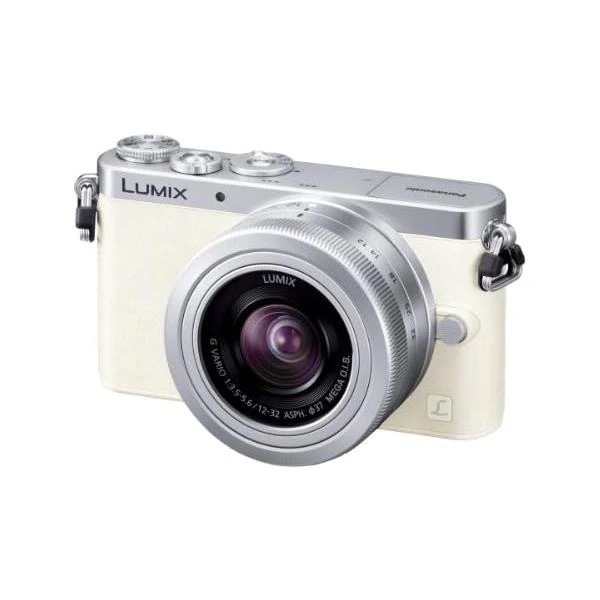 【中古】パナソニック デジタル一眼カメラ ルミックス GM1 レンズキット 標準ズームレンズ付属 ホワイト DMC-GM1K-W