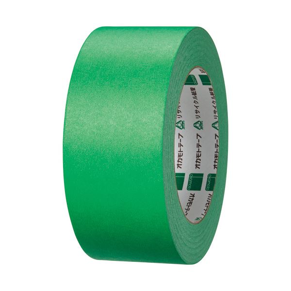 （まとめ）クラフトテープ 環境思い カラーNo.224WC 50mmx50m 緑 1巻[x10] 5,214円
