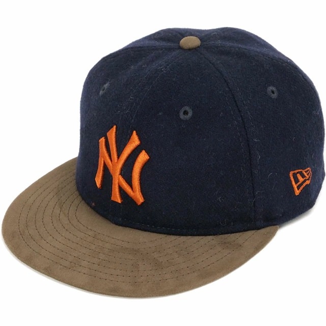 キャップ 9FIFTY レトロクラウン メルトンスエード ニューヨーク・ヤンキース [14667631] RC 950LS メンズ・レディース 帽子 ネイビー/ブラウン 正規取扱店