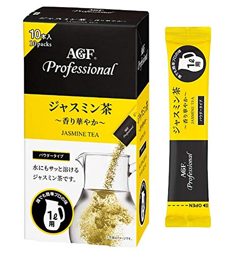 AGF プロフェッショナル ジャスミン茶1L用 10本 日本全国送料無料 売れ筋商品 粉末