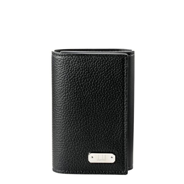 dunhill 23R2511GN001 ダンヒル ハーネス 6連キーケース/キーリング付 フルグレインカーフレザー ブラック/シルバー