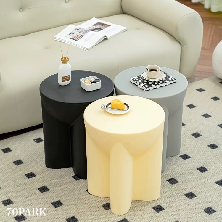 ユニーク デザイン ラウンド ミニ サイドテーブル 全4色 スツール 椅子 おしゃれ テーブル 韓国インテリア 韓国雑貨 韓国っぽ インテリア雑貨 韓国 70PARK