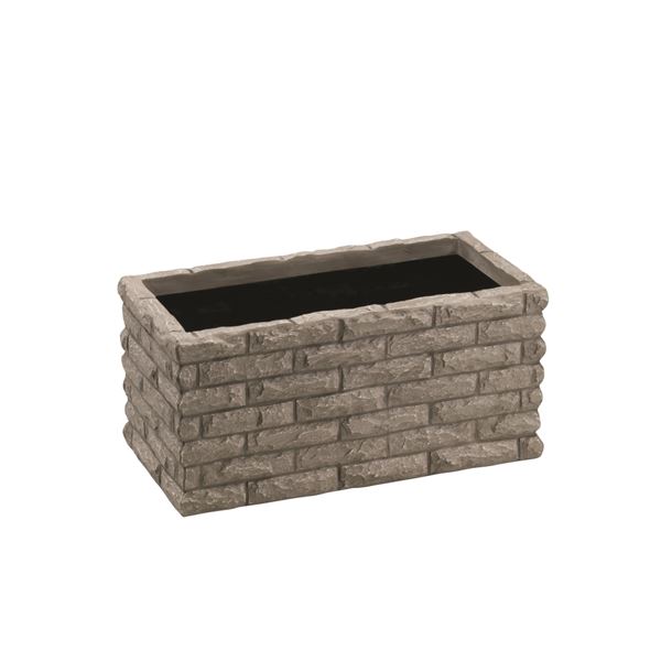 大和プラスチック ファイバーグラスシリーズ レンガプランター 82型 グレー