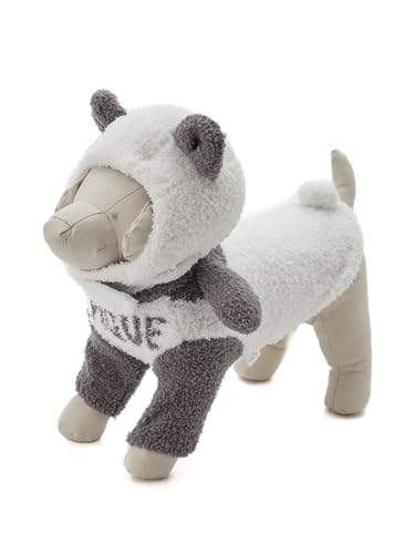[ジェラートピケ キャットアンドドッグ] CAT＆DOG ベビモコパンダウェア＆キャップセット PAGG234606 OWHT M