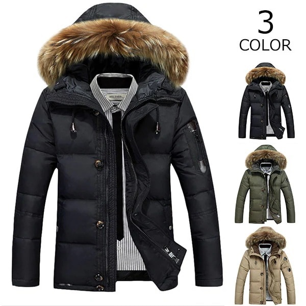 メンズファッション ダウンジャケット アウター フード付き マウンテンパーカー