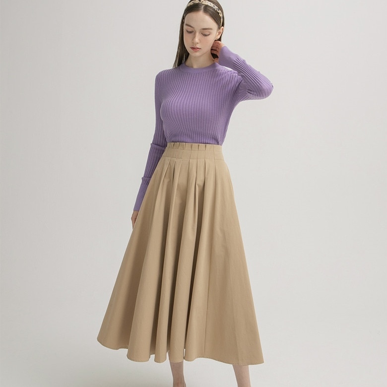 ボトムス スカート ロングスカート Aライン ハイウエスト フレアスカート フレア ウエストゴム かわいい 大人可愛い きれいめ シンプル カジュアル 上品 おしゃれ かっこい 大人女子 こなれ感 6,809円