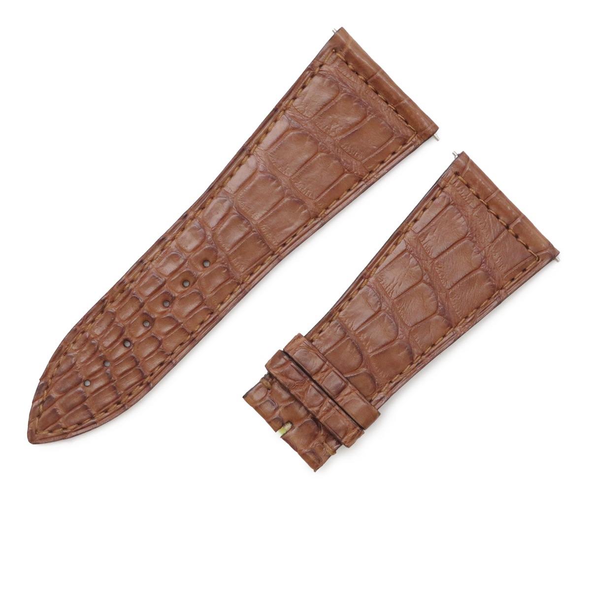 マスタースクエア 6000 KING用 クロコバンド メンズ 未使用 純正 ベルト マット 30mm ブラウン 茶 3年保証