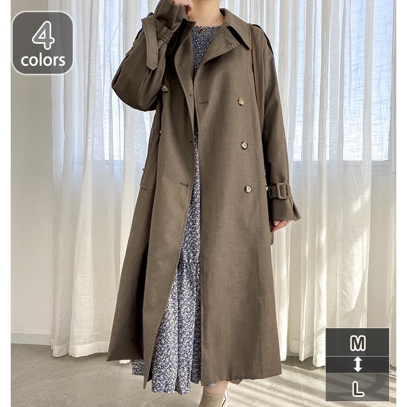 トレンチコート レディース ダブルボタン トレンチ コート ロング丈 大きいサイズ 入学式 ママスーツ 入園式 ママ セレモニー スプリングコート ビジネス スーツ 卒園式 卒業式 リクルート 通勤