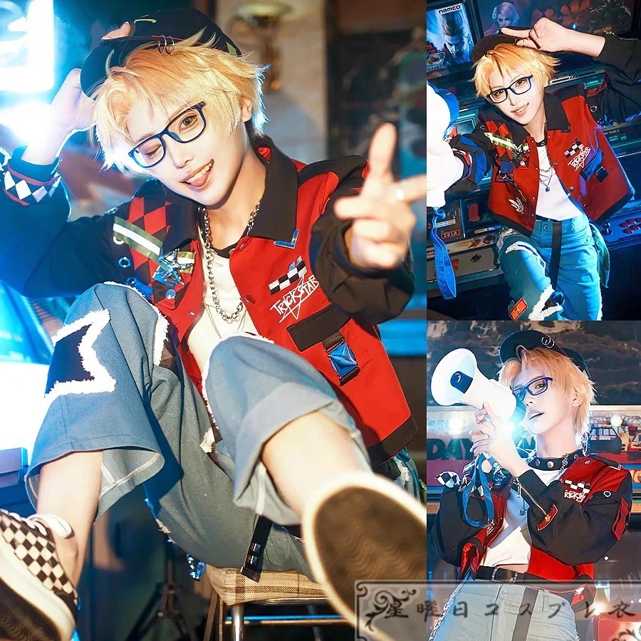 587あんスタ Trickstar Build理想を詰め込んだFREEDOM遊木真 氷鷹北斗 明星スバル 衣更真緒 コスプレ衣装 コスチューム