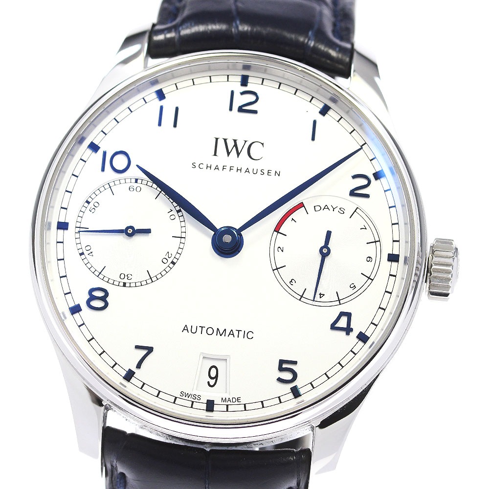 IWC IWC SCHAFFHAUSEN IW500705 ポルトギーゼ 7デイズ 自動巻き メンズ 良品 _846108【中古】