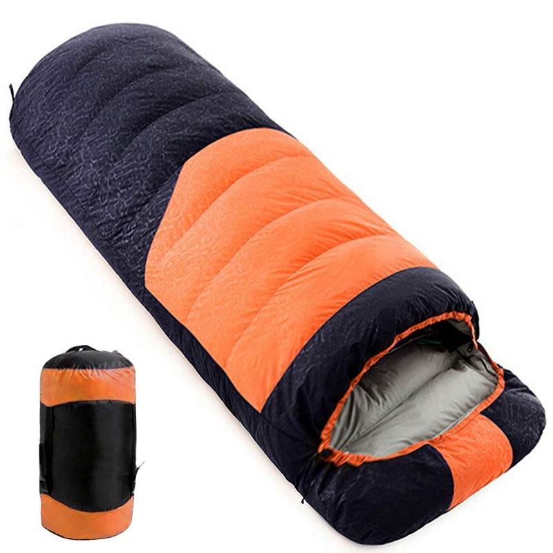 寝袋 冬用 ダウン シュラフ 冬 最低温度-25℃ キャンプ 羽毛寝袋 1人用 連結可能 2.7kg 大きいサイズ 封筒型 丸洗い 防寒 災害 車中泊 7,459円