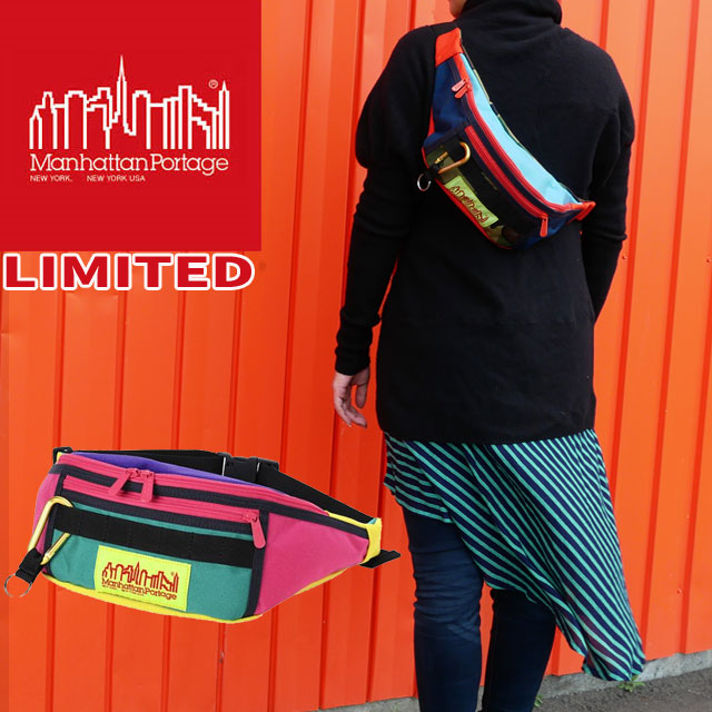 マンハッタンポーテージ Manhattan Portage コニーアイランドアレイキャット ウエストバッグ メンズ レディース MP1101-CONEY ショルダーバッグ ヒップバッグ リミテッド マ