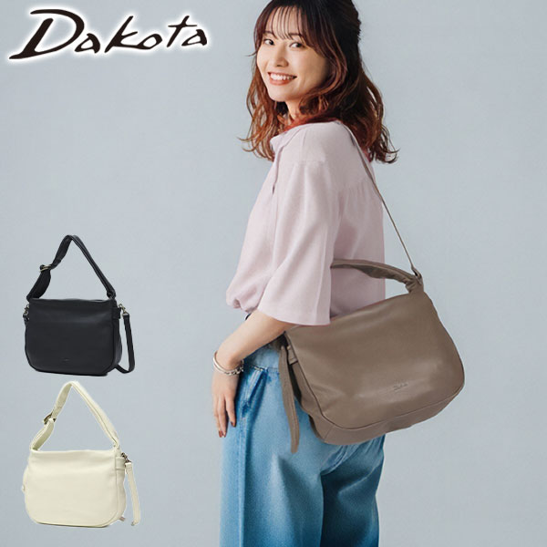 ダコタ限定ノベルティ付 ショルダーバッグ レディース 斜め掛け 大人 上品 ブランド 2WAY レザー 革 肩掛け ハンドル おしゃれ 日本製 B5 ポルコ2 1034801 新作2025 29,304円
