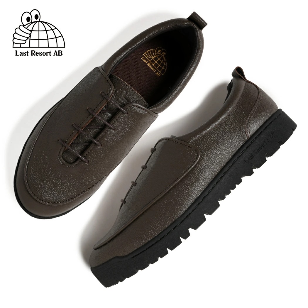 LAST RESORT AB ラストリゾート GM001 スニーカー JAVA BROWN/BLACK ( ブラウン レザースニーカー ラバーソール 革靴 メンズ レディース GM001JBB )