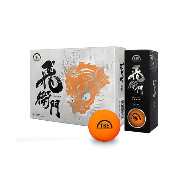 [1ダース（12球）] リーダーメディアテクノ マットボール オレンジ T-2BMOX12