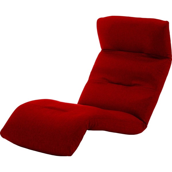 CELLUTANE 和楽の雲 下タイプ 座椅子 ダリアンレッド 日本製 頭部 腰部 脚部 14段 リクライニング 一人掛け A193下R-563RED メーカー直送
