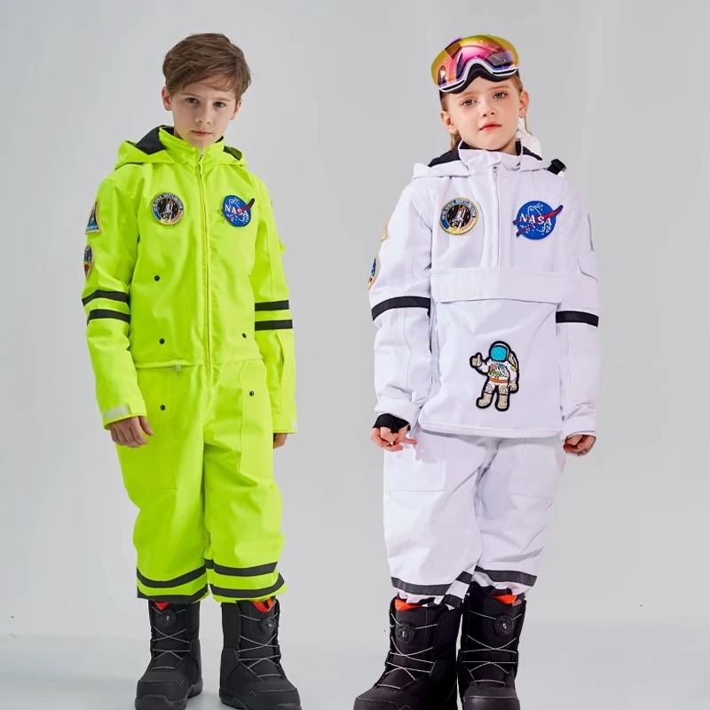 スノーボードウェア 2024 2025 上下セット 子供 キッズ つなぎ オールインワン パンツ スウェット セットアップ 男の子 女の子 韓国風 防水 スノボー スノー スキーウェア スノボウェア