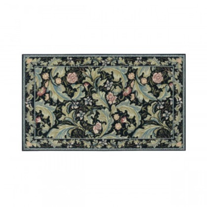 川島織物セルコン Morris Design Studio レスターアカンサス マット 約45×78cm FH1710A B ブルー