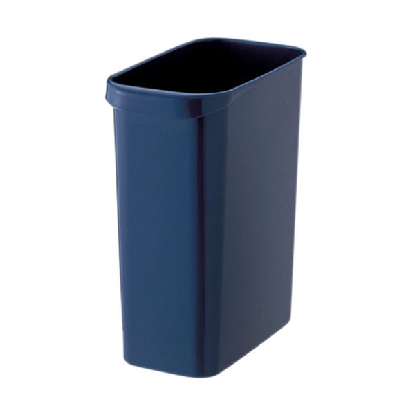 激安大特価！ （まとめ）TANOSEE 1個10セット 12Lダークブルー 角型 くず入れ ゴミ箱