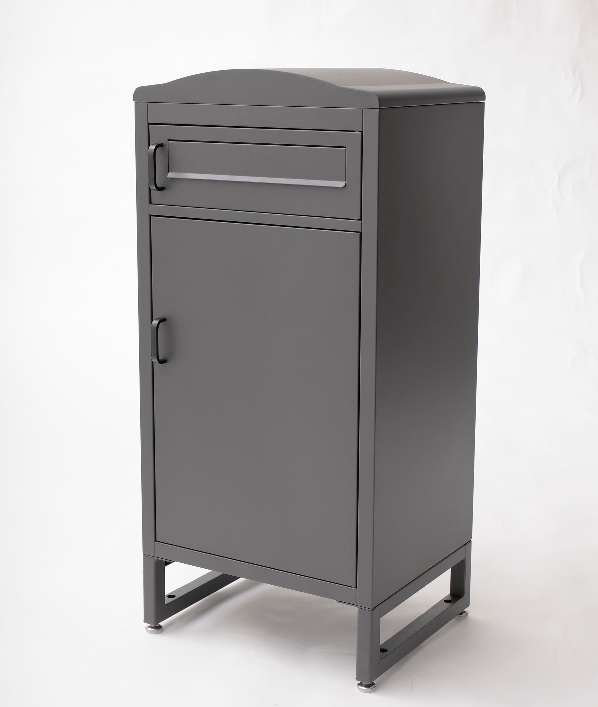 約60L大容量宅配ボックス 片手で簡単施錠開錠 1台2役 上段は郵便ポスト 荷物 不在時 屋外 安心便利 丈夫おしゃれ亜鉛メッキ銅 玄関ドア前 雨水腐食に強い 物置 np-pc309-a 16,492円