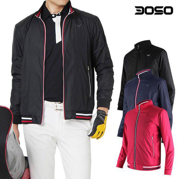 []端境期男性防風裏地ゴルフジャンパー/ビッグサイズゴルフウェア/TFEB